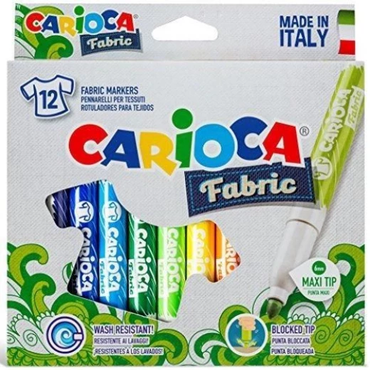 Carioca Fabric Colors - 12 Pcs Carioca Fabric Colors - 12 Pcs