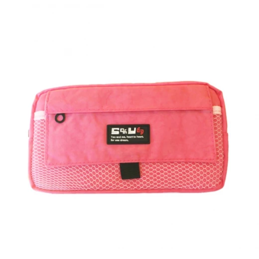 Amigo Rectangle Pencil Case, Different Colors - زهري Amigo Rectangle Pencil Case, Different Colors - زهري