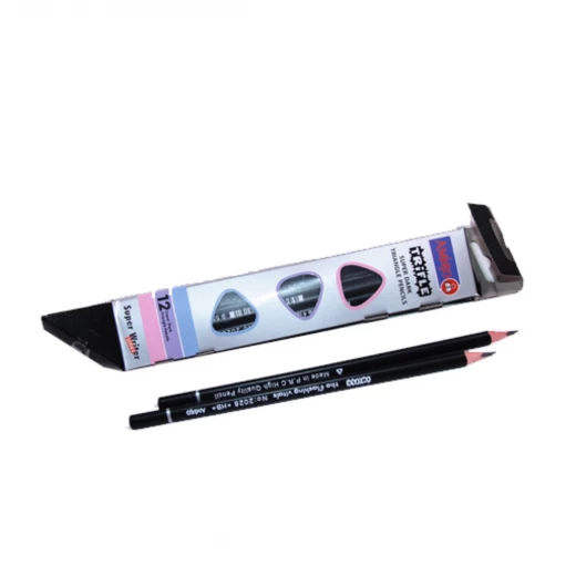 Amigo Pencils Set, 12 pieces, Black Amigo Pencils Set, 12 pieces, Black