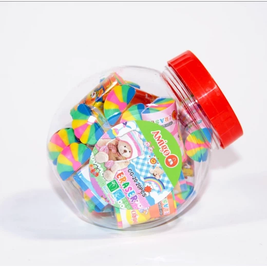 Amigo Rainbow Eraser, Pack of 20 pieces Amigo Rainbow Eraser, Pack of 20 pieces