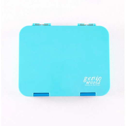 GenioWorld Bento Lunch Box 6 Compatment- Blue - جنيو ورلد - Image 6