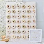 Ginger Ray GO133 Large Wedding Donuts Wall Decor - Gold - جينجر راي