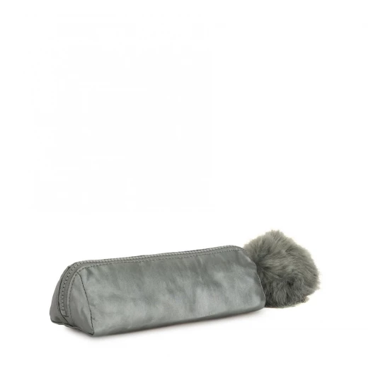 Kipling Brush Pouch Metallic Stony - كيبلينج - Image 2