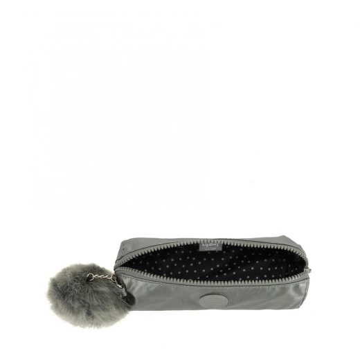 Kipling Brush Pouch Metallic Stony - كيبلينج - Image 3