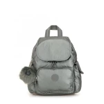 Kipling City Pack Mini Metallic Stony - كيبلينج