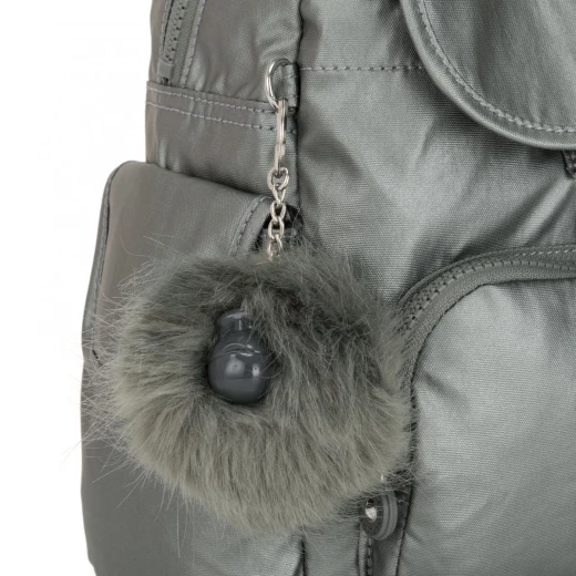 Kipling City Pack Mini Metallic Stony - كيبلينج - Image 2