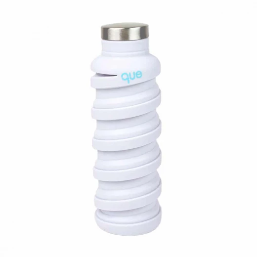 Que Collapsible Water Bottle, Glacier White, 355 ml - كيو - Image 2
