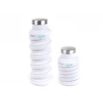 Que Collapsible Water Bottle, Glacier White, 590 ml - كيو