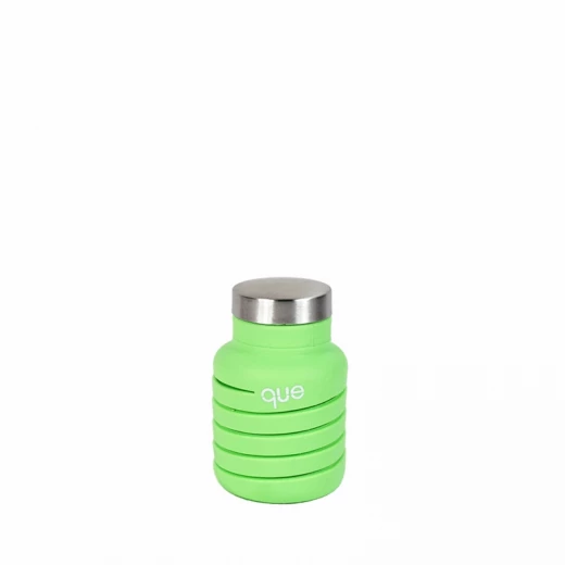 Que Collapsible Water Bottle, Key Lime Green, 355 ml - كيو - Image 2