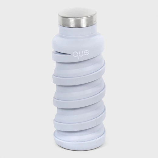 Que Collapsible Water Bottle, Cloudy Grey, 355 ml - كيو - Image 3
