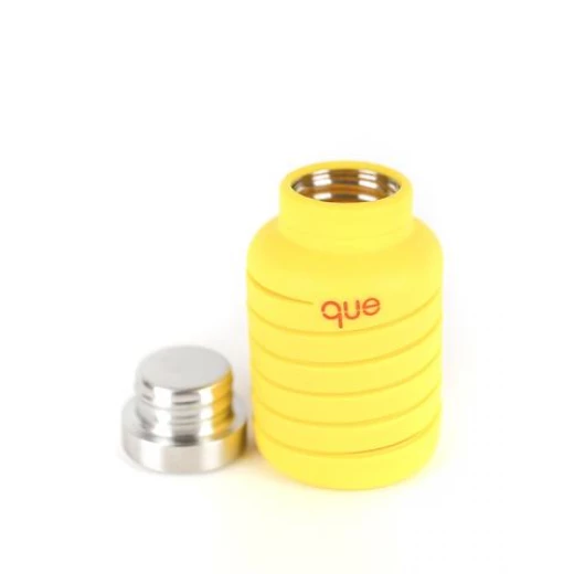 Que Collapsible Water Bottle, Citrus Yellow, 590 ml - كيو - Image 3