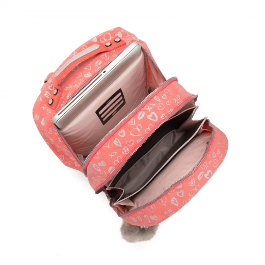 Kipling Class Room Hearty Pink Met - كيبلينج - Image 5