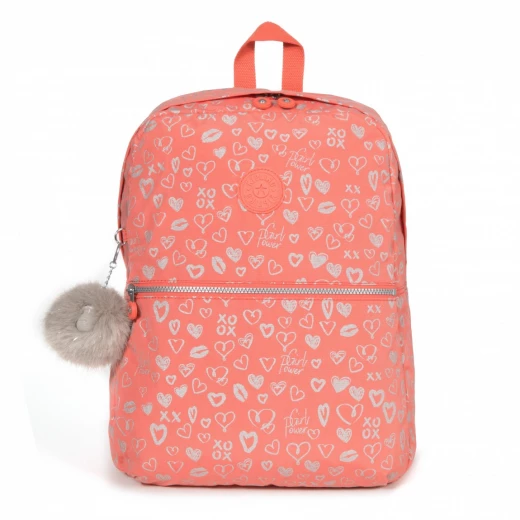 Kipling Emery Hearty Pink Met