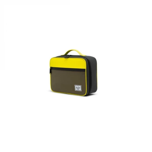 Herschel Pop Quiz Lunch Box  Color: Sulfur Rfl/Oliv - هيرشل - Image 4