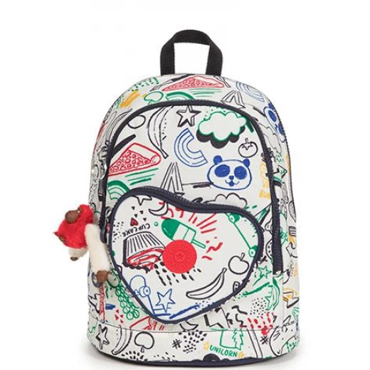 Kipling Heart Backpack Doodle Play Bi Kipling Heart Backpack Doodle Play Bi