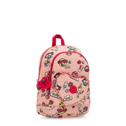 Kipling Heart BackPack Monkey Play - كيبلينج - Image 3
