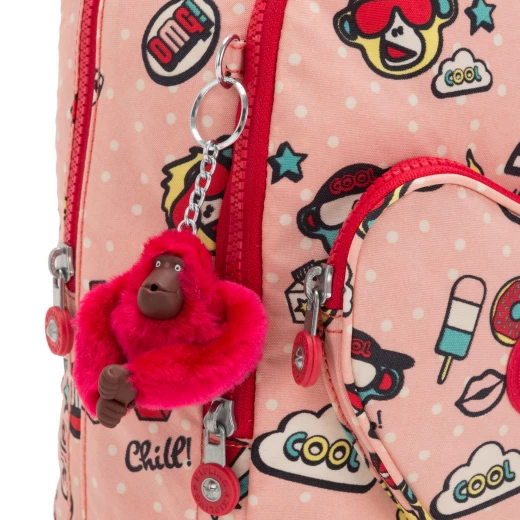 Kipling Heart BackPack Monkey Play - كيبلينج - Image 2