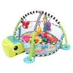 3 in 1 Baby Play Mat with Ball Pool, Turtle