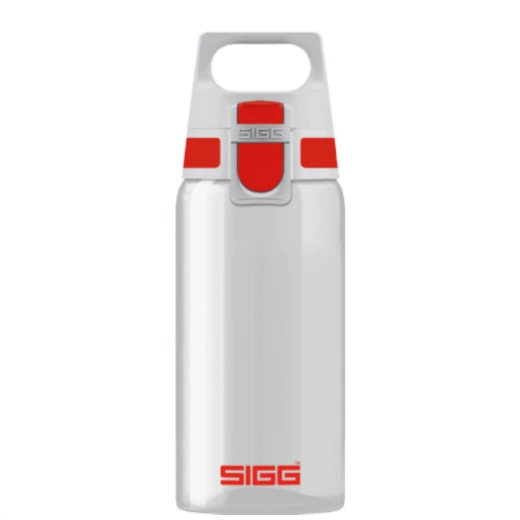 SIGG Water Bottle Total Clear ONE Red 0.5 L SIGG Water Bottle Total Clear ONE Red 0.5 L