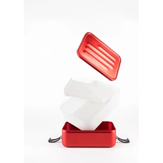 SIGG Metal Box Plus Large, Red - سيغ - Image 2