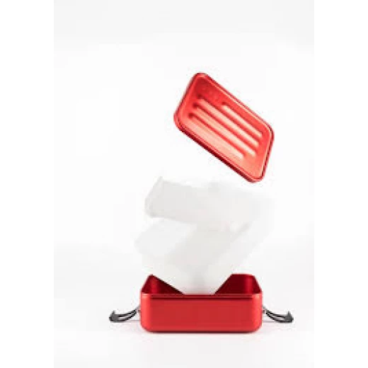 SIGG Metal Box Plus Small, Red - سيغ - Image 2