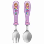 Zak Designs Fancy Nancy Easy Grip Flatware 2 pcs - زاك ديزاينز
