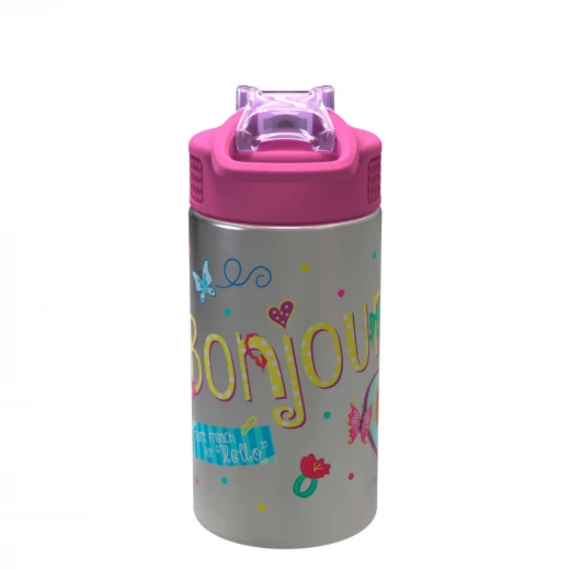 Zak Designs Fancy Nancy 15.5 oz SS Palouse Bottle - زاك ديزاينز - Image 5