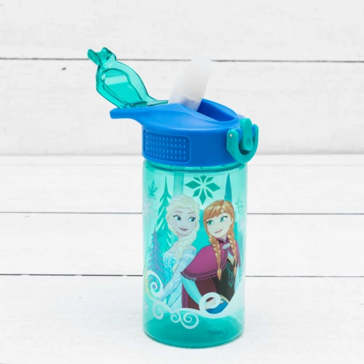 Zak Designs Frozen Girl 16 oz PP Park Straw Bottle Zak Designs Frozen Girl 16 oz PP Park Straw Bottle