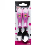 Zak Designs Minnies Happy Helpers Easy Grip Flatware 2 pc - زاك ديزاينز
