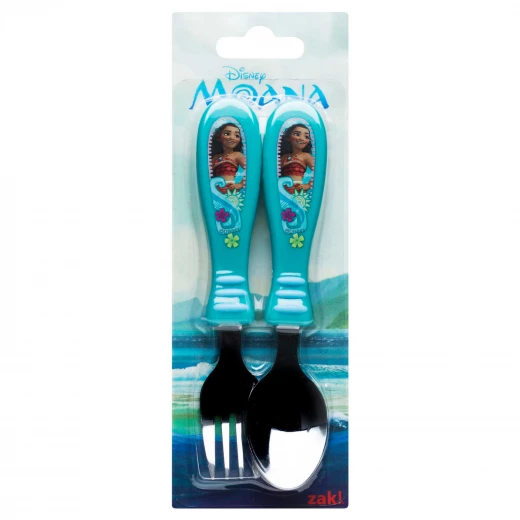 Zak Designs Moana Easy Grip Flatware 2 pcs