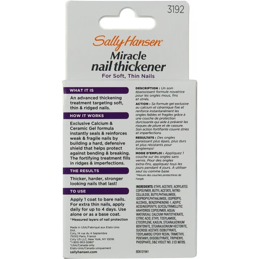 Sally Hansen Miracle Nail Thickener Clear - Sally Hansen - Image 3