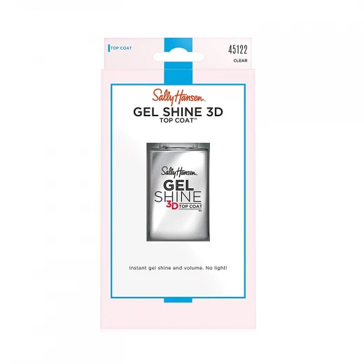 Sally Hansen Treatment Gel Shine 3D Top Coat Nail Polish, 13.3 ml - White Friday Offer - Buy 1 Get 1 Free - سالي هانسن - Image 4