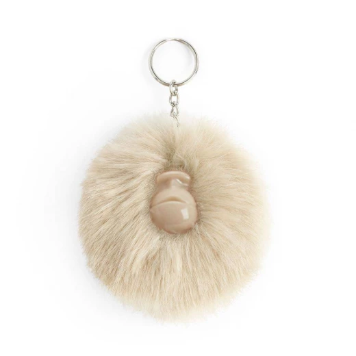 POMPOM MONKEY(10) Silver Beige POMPOM MONKEY(10) Silver Beige