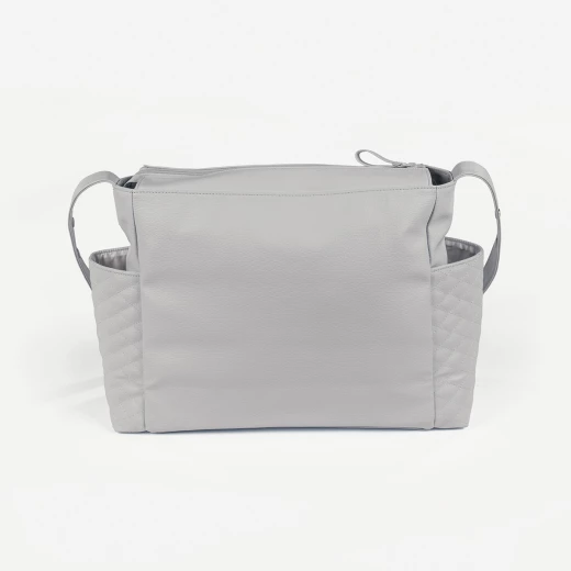Pasito a Pasito Inés Grey Faux Leather Pushchair Bag - باسيتو اه  باسيتو - Image 3