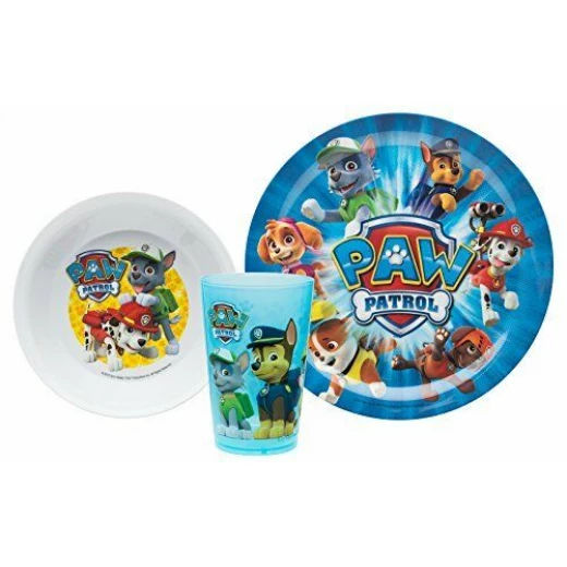 ak! Designs Paw Patrol Chase & Skye Melamine Plates ak! Designs Paw Patrol Chase & Skye Melamine Plates
