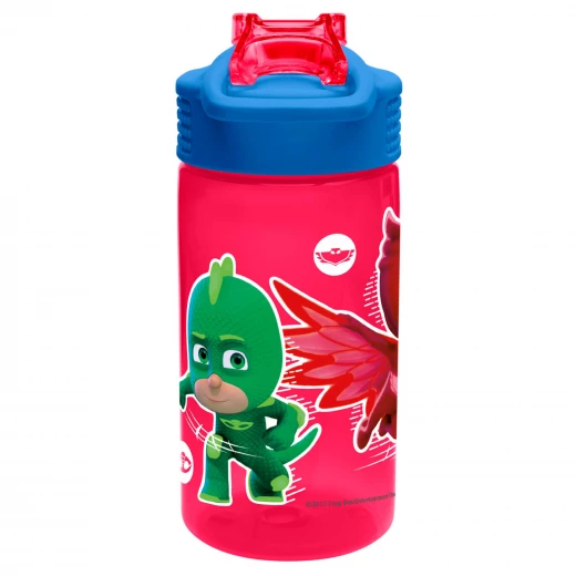 Zak PJ Masks Water Bottle with Straw, Catboy, Owlette & Gekko - زاك ديزاينز - Image 2
