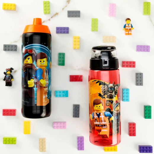 Zak LEGO Water Bottle, Batman, Orange - زاك ديزاينز - Image 2