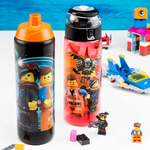 Zak LEGO Water Bottle, Batman, Orange - زاك ديزاينز - Image 4