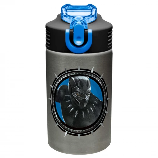 Zak Marvel Stainless Steel Bottle, Black Panther Zak Marvel Stainless Steel Bottle, Black Panther