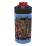 Zak Marvel Water Bottle with Straw, Captain America, Iron Man & Groot - زاك ديزاينز