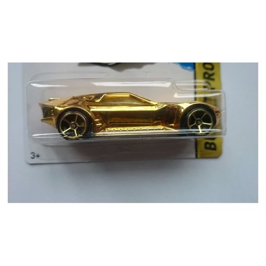 HOT wheels 2016 Special Edition Bullet Proof Gold DPN12 New Long Bister Limited - هوت ويلز - Image 3