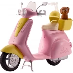 Barbie Motorbike for Doll, Pink Scooter, Vehicle, Multi-Colour - باربي