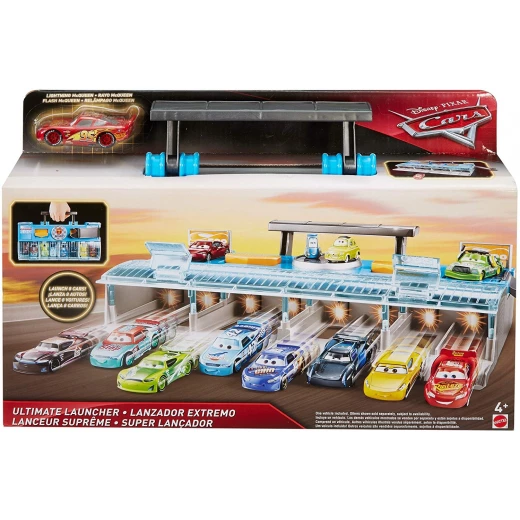Disney Pixar Cars Ultimate Launcher, Carry Case with Lightning McQueen Toy Vehicle - ديزني - Image 4
