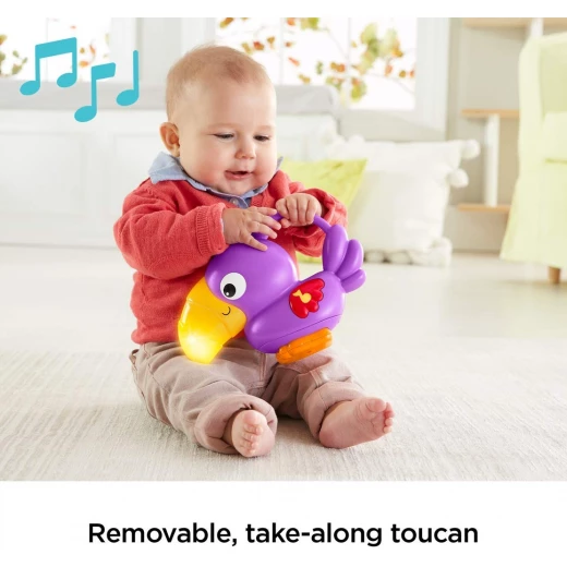 Fisher-Price Rainforest Gym, Baby Playmat with Music and Lights, Suitable from Birth - فيشر برايس - Image 10