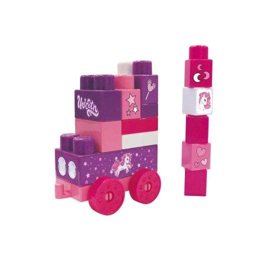 Dolu Filled Unicorn Bag Mega Block 20 Pieces - دولو - Image 2