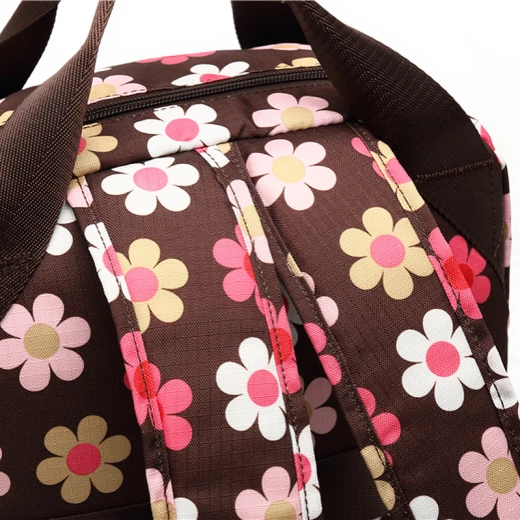 Colorland Diaper Bag Travel Backpack, Pink & Brown - كولورلاند - Image 3