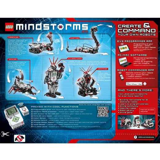 Lego Mind Storms Robot Kit with Remote Control for Kids, 601 pieces - ليجو - Image 7