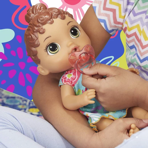 Baby Alive Baby Lil Sounds: Interactive Brown Hair Baby Doll for Girls - بيبي حبيبي - Image 7