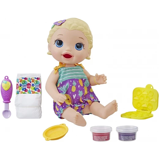 Baby Alive Snackin Lily (Blond Hair) - بيبي حبيبي - Image 2
