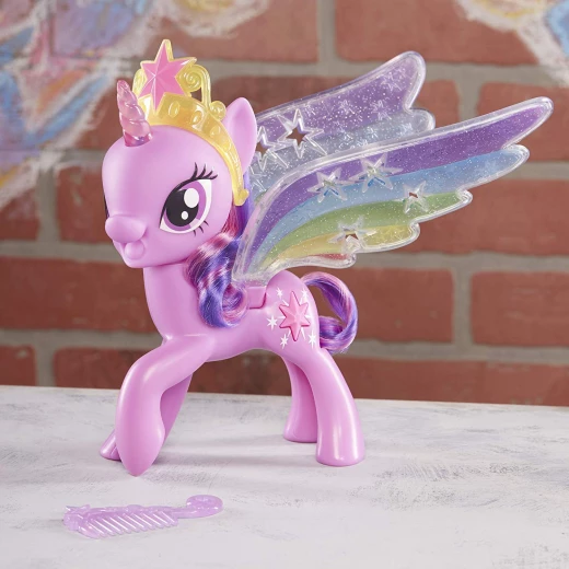 My Little Pony Rainbow Wings Twilight Sparkle, Pony Figure with Lights and Moving Wings - ماي ليتل بوني - Image 5